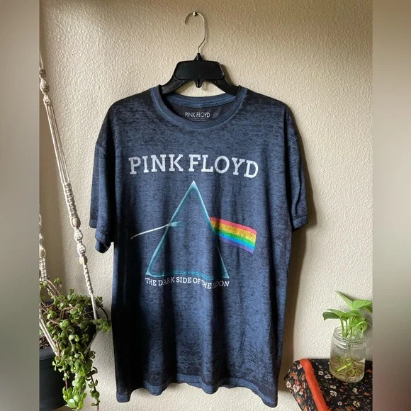 Pink Floyd Dark Side Graphic Tee - Black - Picture 1 of 10